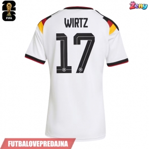 Lacne Ženy Futbalové dres Nemecko Florian Wirtz #17 MS 2026 Krátky Rukáv - Domáci